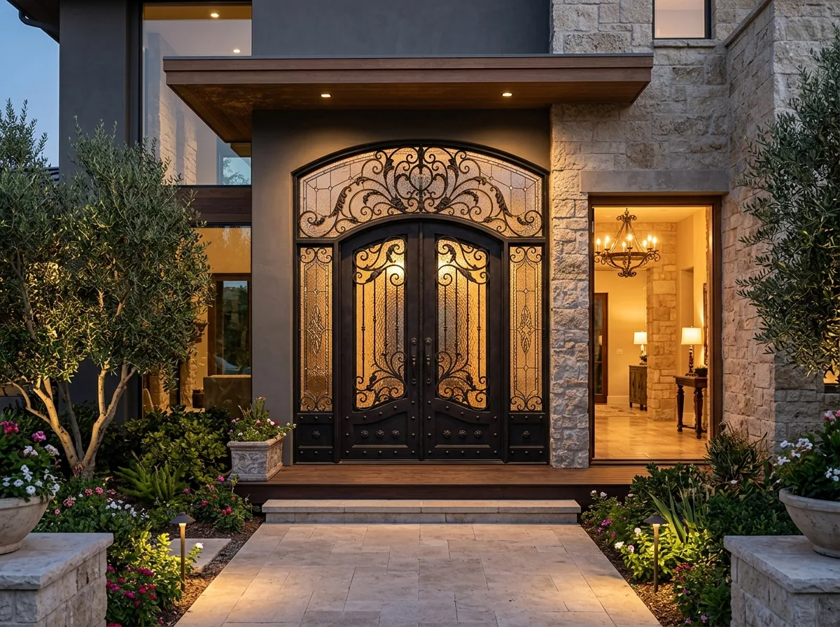 Ornate Wrought Iron Doors