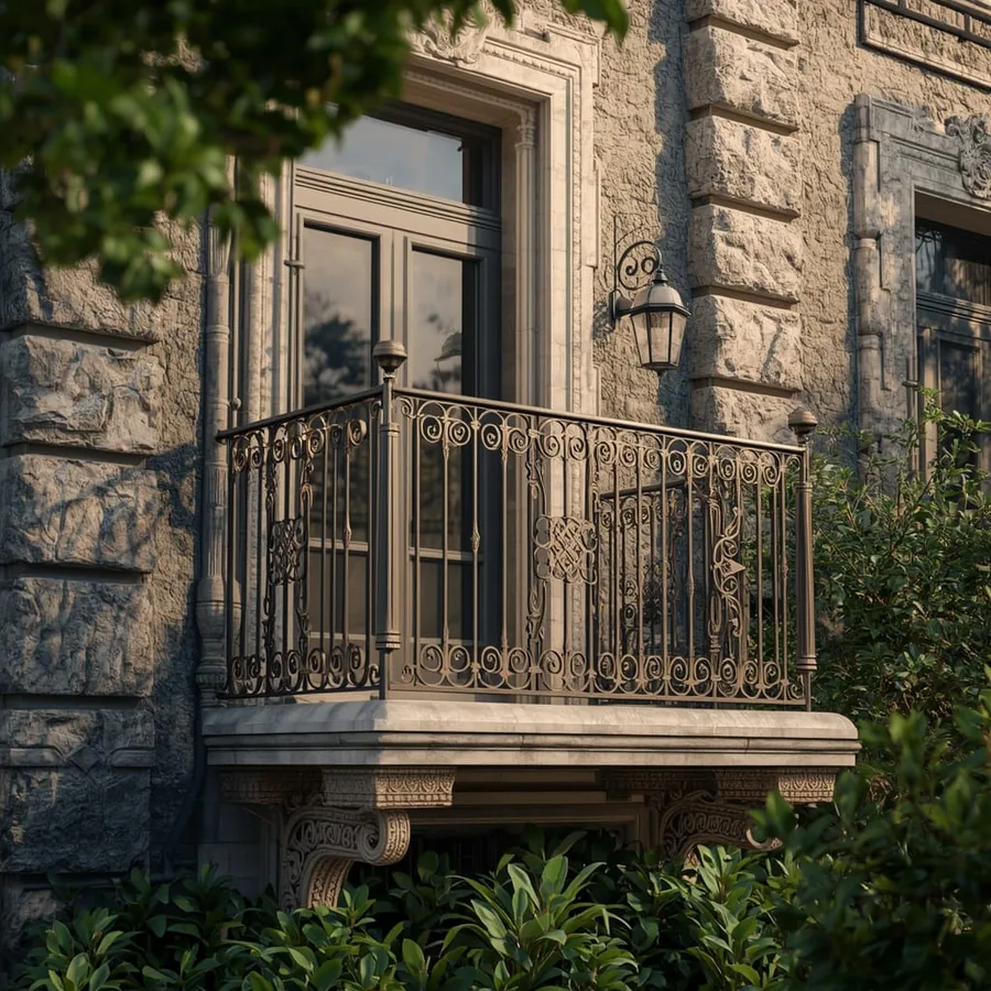 Cast Aluminum Balconies & Fencing AI Photo 4