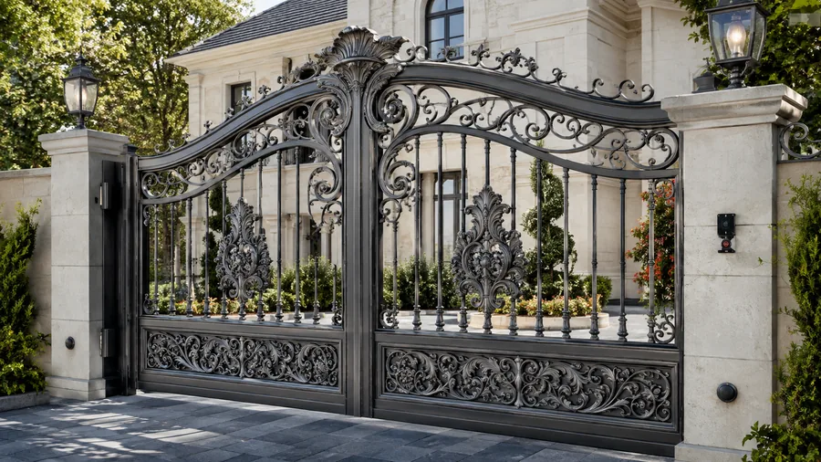Royal Cast Aluminum Main Villa Gate