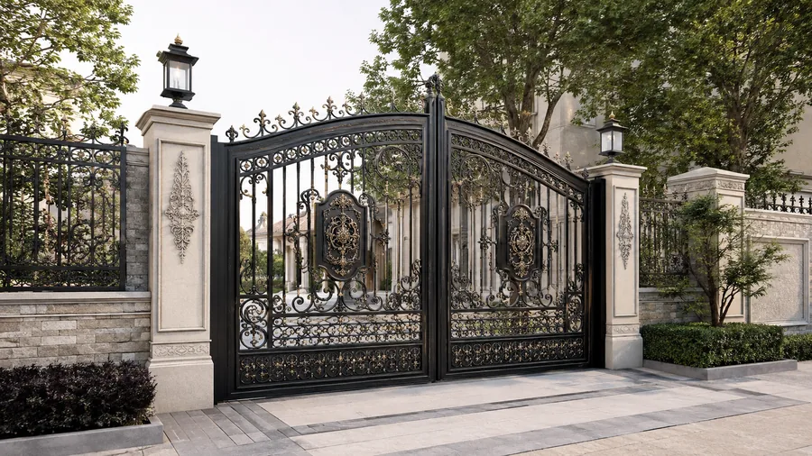 Cast Aluminum & Wrought Iron Gates Photo 3