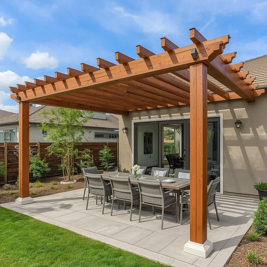 WPC Outdoor Pergola