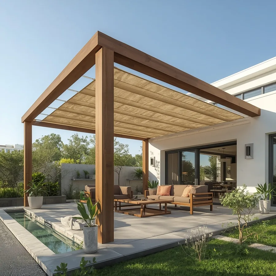 Tensile Structures & WPC Pergolas AI Photo 3