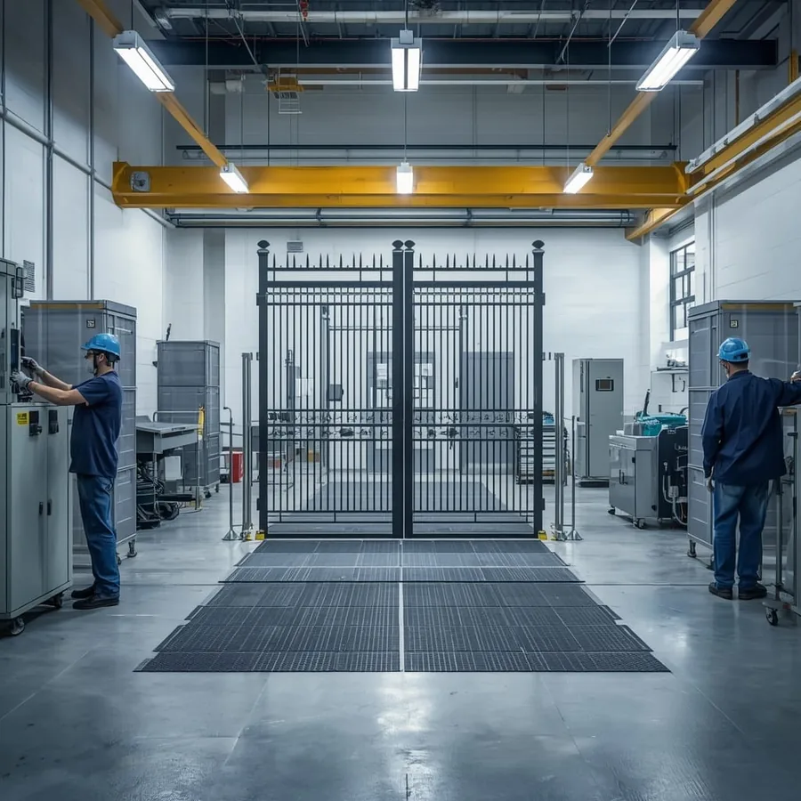 State-of-the-Art Powder Coating Plant AI Photo 4
