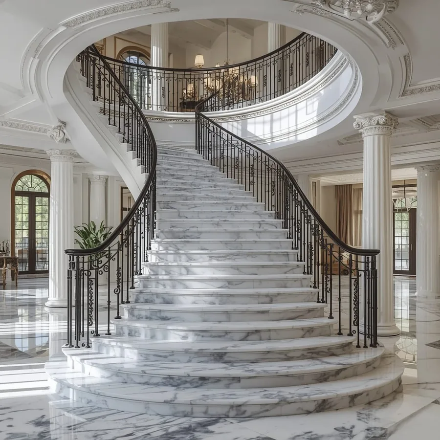 Staircases & Stainless Steel Handrails AI Photo 4