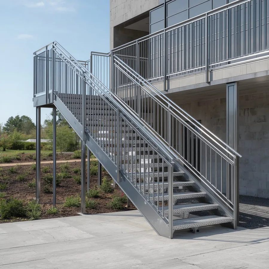 Staircases & Stainless Steel Handrails AI Photo 5
